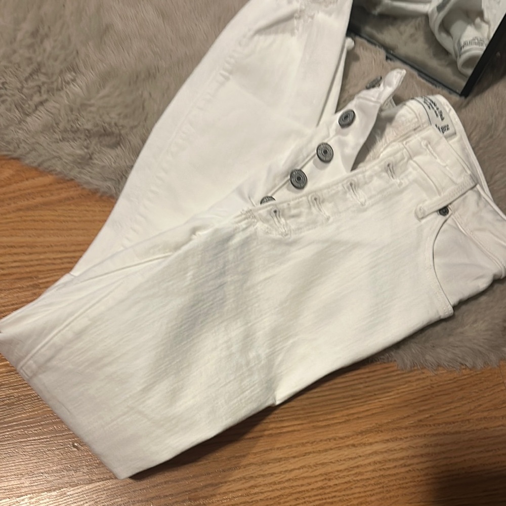 Abercrombie White Jeans